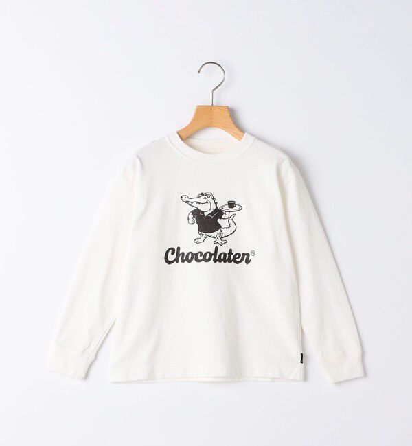 SHIPS KIDS「ARCH&LINE:110～145cm / USA コットン 長袖 TEE」|Tシャツ・カットソー|ホワイト系