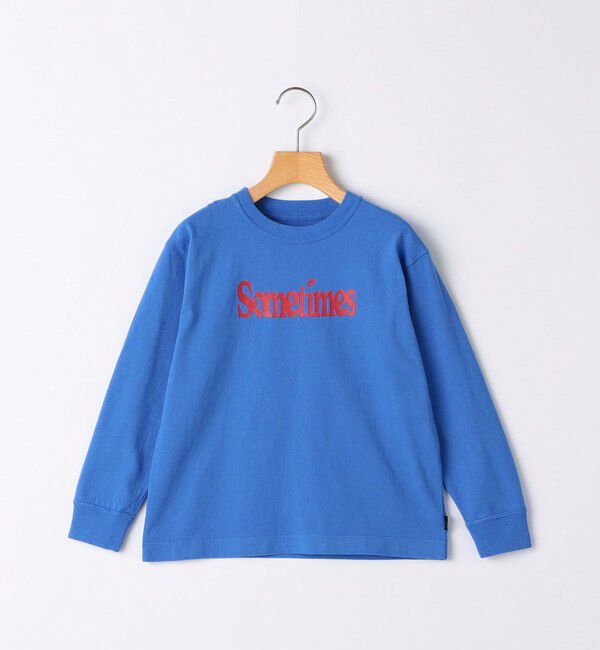 SHIPS KIDS「ARCH&LINE:110～145cm / USA コットン 長袖 TEE」|Tシャツ・カットソー|ブルー