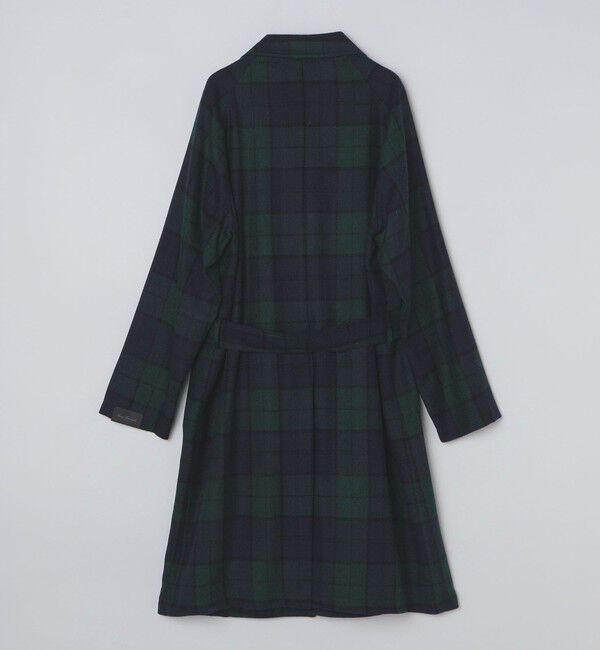 SHIPS「【 SHIPS別注】Errico Formicola: ブラックウォッチ ステンカラー コート」|ステンカラーコート|