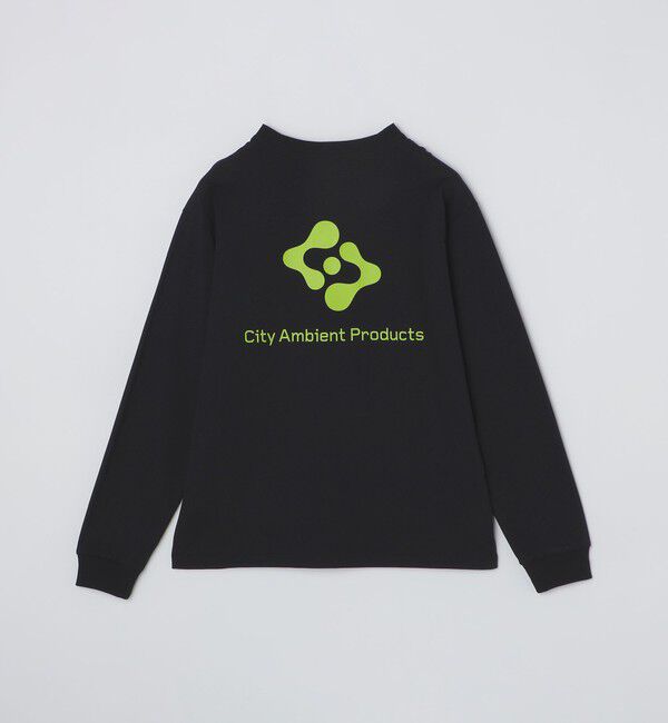 SHIPS「City Ambient Products: スタンダード ロゴ プリント ロングスリーブ Tシャツ」|Tシャツ・カットソー|