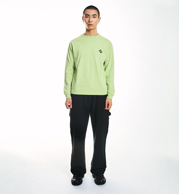 SHIPS「City Ambient Products: スタンダード ロゴ プリント ロングスリーブ Tシャツ」|Tシャツ・カットソー|