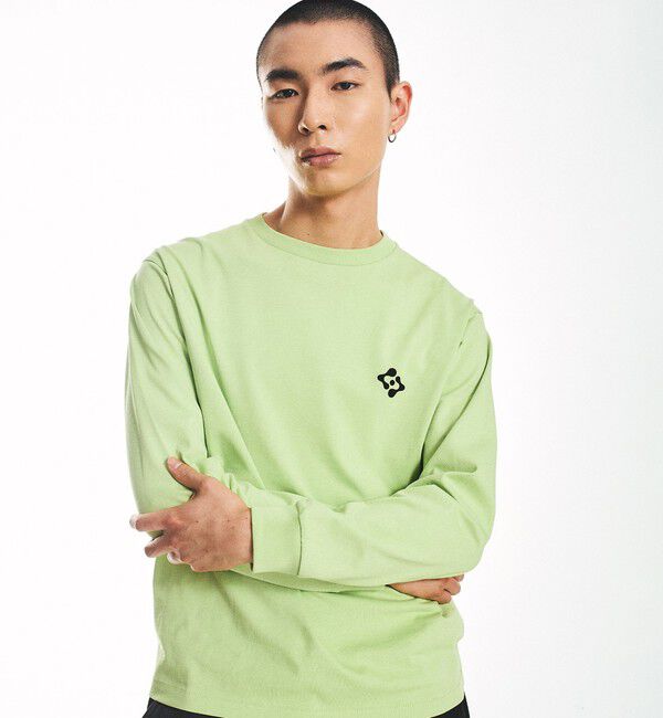 SHIPS「City Ambient Products: スタンダード ロゴ プリント ロングスリーブ Tシャツ」|Tシャツ・カットソー|