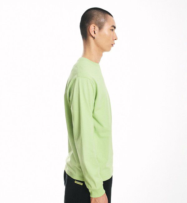 SHIPS「City Ambient Products: スタンダード ロゴ プリント ロングスリーブ Tシャツ」|Tシャツ・カットソー|