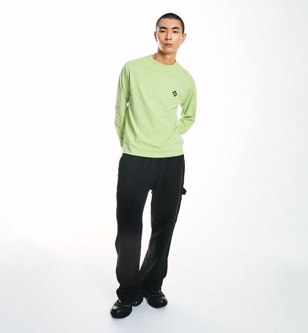 SHIPS「City Ambient Products: スタンダード ロゴ プリント ロングスリーブ Tシャツ」|Tシャツ・カットソー|