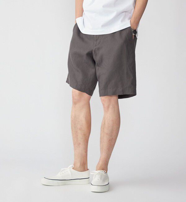 SHIPS「SHIPS: ラミー オックスフォード イージー ショーツ」|その他|ダークグレー