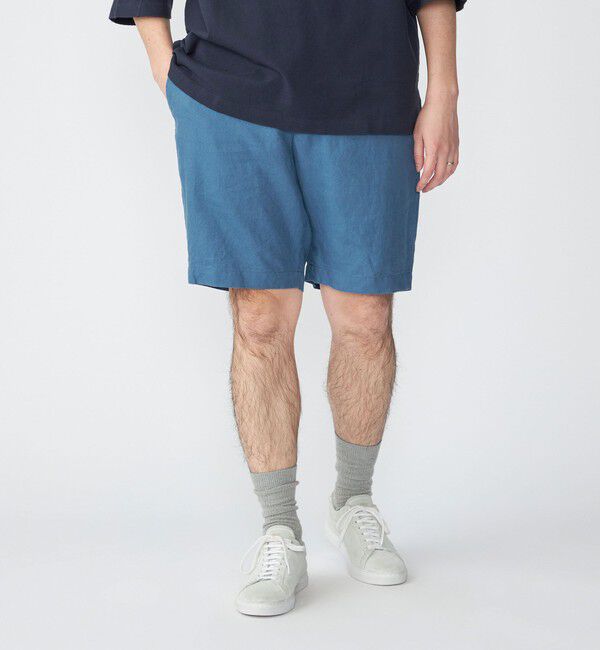 SHIPS「SHIPS: ラミー オックスフォード イージー ショーツ」|その他|ブルー