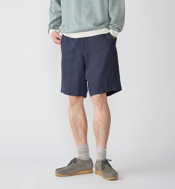 SHIPS「SHIPS: ラミー オックスフォード イージー ショーツ」|その他|ネイビー