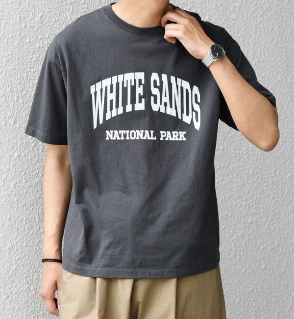 SHIPS any「SHIPS any: NATIONAL PARK ヴィンテージライク プリント Tシャツ◇」|Tシャツ・カットソー|ダークグレー