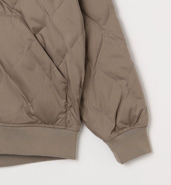 SHIPS any「【SHIPS any別注】TAION:〈手洗い可能〉ミリタリーキルト ダブルジップ ダウン パーカー◇」|ブルゾン・スタジャン|