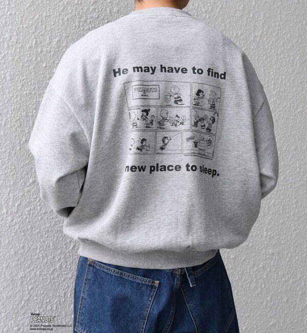 SHIPS any「SHIPS any: SNOOPY コラボ コミック グラフィック プリント スウェット◇」|スウェット・ジャージ|