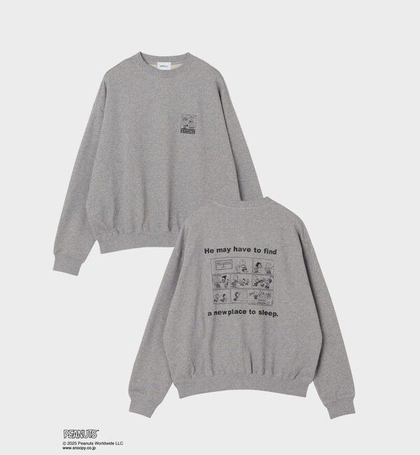 SHIPS any「SHIPS any: SNOOPY コラボ コミック グラフィック プリント スウェット◇」|スウェット・ジャージ|