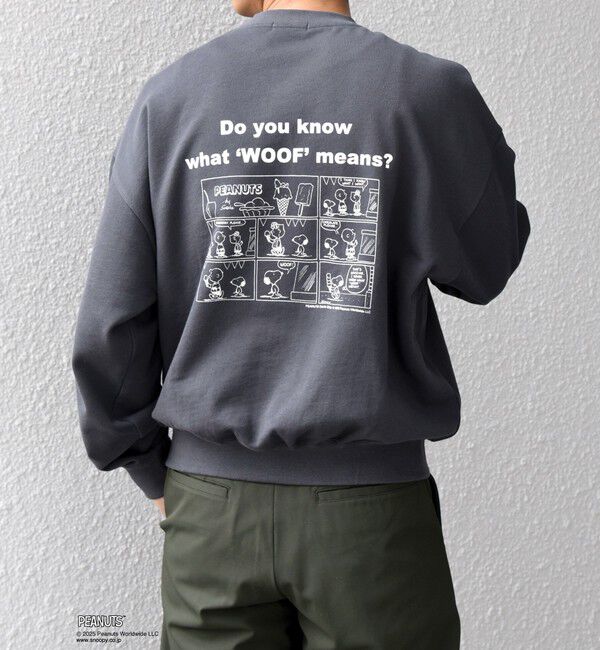 SHIPS any「SHIPS any: SNOOPY コラボ コミック グラフィック プリント スウェット◇」|スウェット・ジャージ|