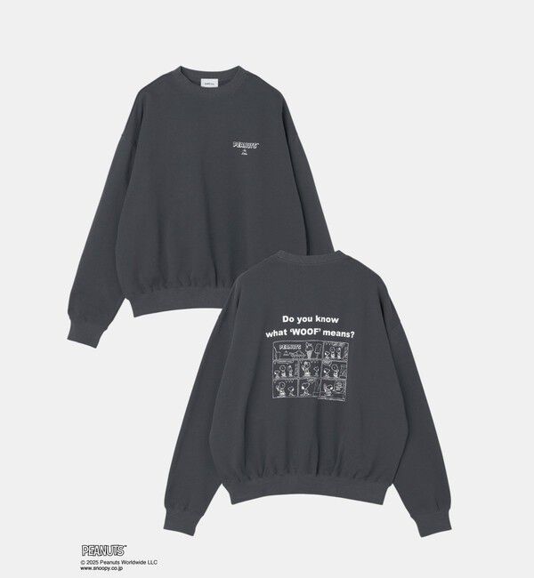 SHIPS any「SHIPS any: SNOOPY コラボ コミック グラフィック プリント スウェット◇」|スウェット・ジャージ|