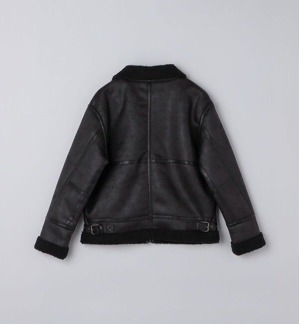 SHIPS「BENCH MARKING SHIRTS: フェイク ムートン B3 ブルゾン」|その他|