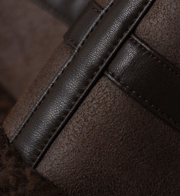 SHIPS「BENCH MARKING SHIRTS: フェイク ムートン B3 ブルゾン」|その他|