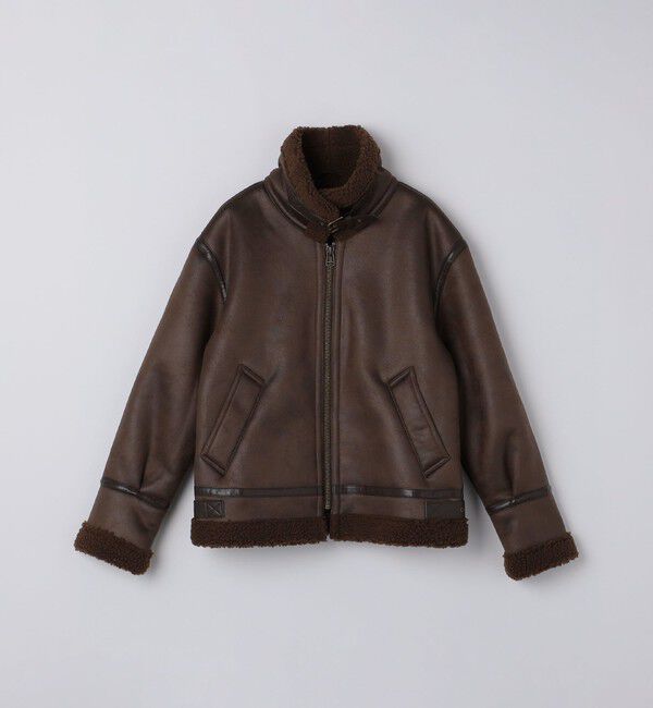 SHIPS「BENCH MARKING SHIRTS: フェイク ムートン B3 ブルゾン」|その他|