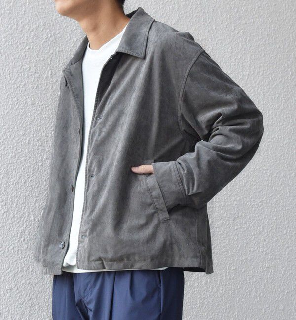 SHIPS any「SHIPS any: ピーチスキン リラックス ポケット ボタン ブルゾン◇」|ブルゾン・スタジャン|