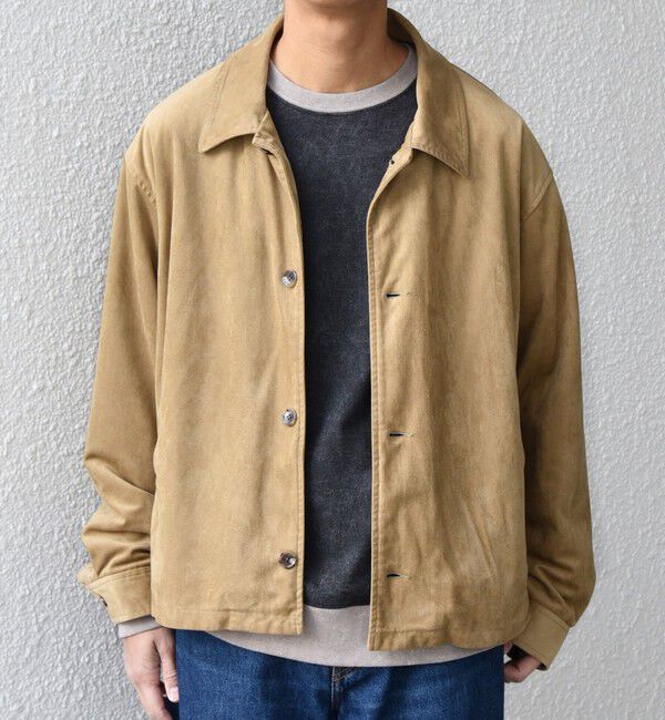 SHIPS any「SHIPS any: ピーチスキン リラックス ポケット ボタン ブルゾン◇」|ブルゾン・スタジャン|