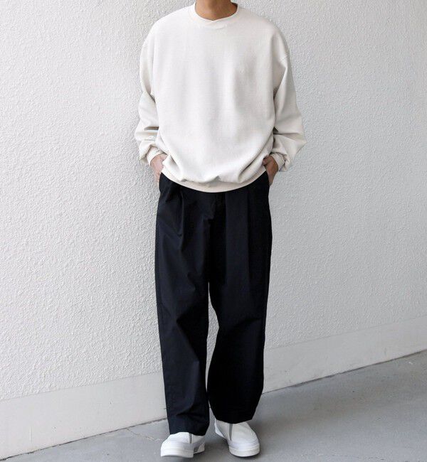 SHIPS any「SHIPS any:〈洗濯機可能〉フクレ ジャガード ダンボール レイヤード ネック プルオーバー◇」|スウェット・ジャージ|