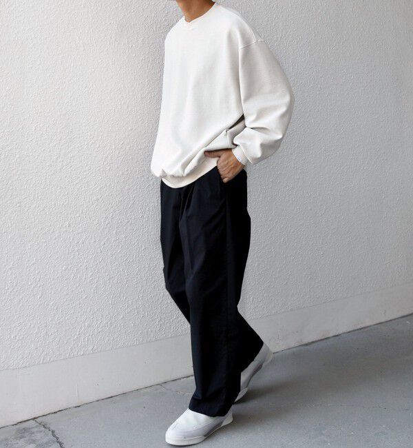 SHIPS any「SHIPS any:〈洗濯機可能〉フクレ ジャガード ダンボール レイヤード ネック プルオーバー◇」|スウェット・ジャージ|