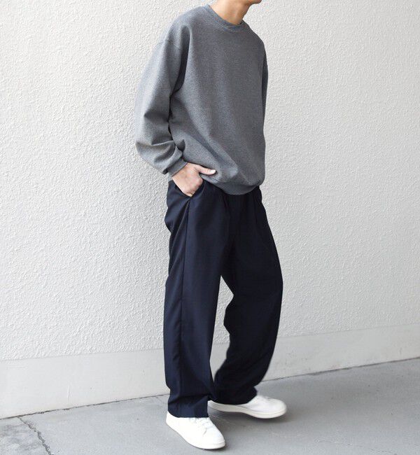 SHIPS any「SHIPS any:〈洗濯機可能〉フクレ ジャガード ダンボール レイヤード ネック プルオーバー◇」|スウェット・ジャージ|