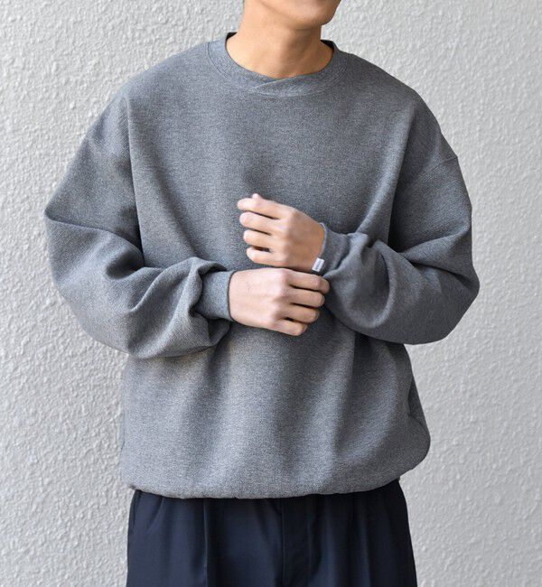 SHIPS any「SHIPS any:〈洗濯機可能〉フクレ ジャガード ダンボール レイヤード ネック プルオーバー◇」|スウェット・ジャージ|