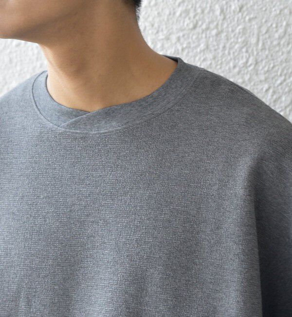 SHIPS any「SHIPS any:〈洗濯機可能〉フクレ ジャガード ダンボール レイヤード ネック プルオーバー◇」|スウェット・ジャージ|