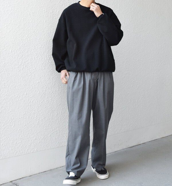 SHIPS any「SHIPS any:〈洗濯機可能〉フクレ ジャガード ダンボール レイヤード ネック プルオーバー◇」|スウェット・ジャージ|