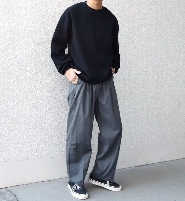 SHIPS any「SHIPS any:〈洗濯機可能〉フクレ ジャガード ダンボール レイヤード ネック プルオーバー◇」|スウェット・ジャージ|