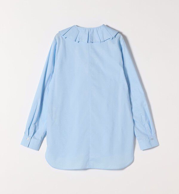 quaranciel「quaranciel:〈洗濯機可能〉タックカラー 2way キーネック シャツ ブラウス」|シャツ・ブラウス|