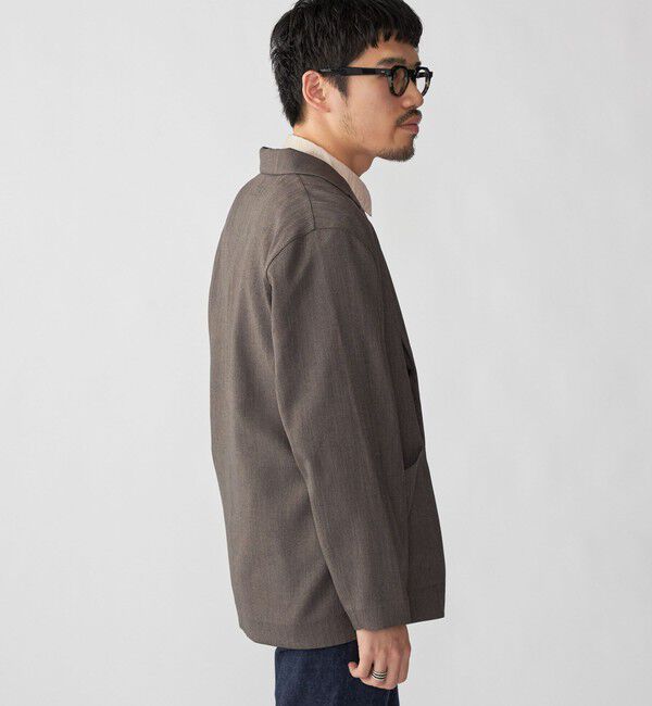 SHIPS「SHIPS: ハイブリッド ツイル ジャケット」|テーラードジャケット|