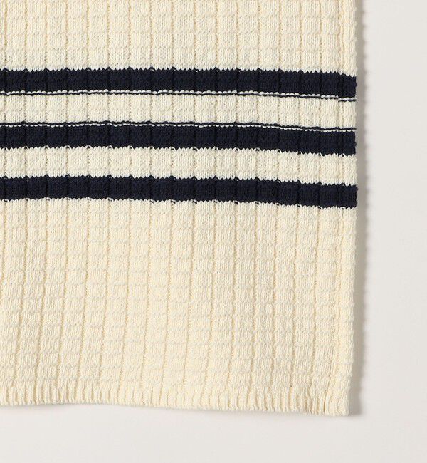 SHIPS any「《予約》SHIPS any:〈手洗い可能〉バスケット編み 配色 ライン タイト スカート」|スカート|