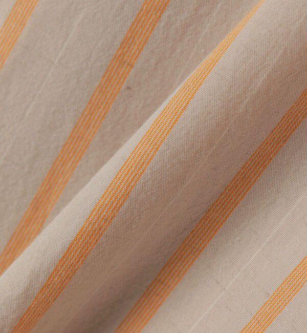 SHIPS any「SHIPS any:〈洗濯機可能〉コットン/リネン ストライプ バンドカラー シャツ 26SS◆」|シャツ・ブラウス|
