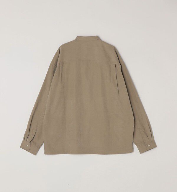 SHIPS any「SHIPS any:〈洗濯機可能〉フェード ピーチスキン ポケット バンドカラー シャツ 26SS◆」|シャツ・ブラウス|