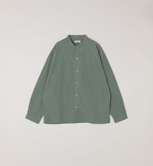 SHIPS any「SHIPS any:〈洗濯機可能〉フェード ピーチスキン ポケット バンドカラー シャツ 26SS◆」|シャツ・ブラウス|