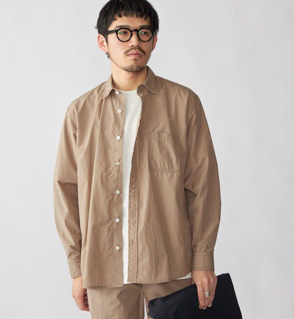 SHIPS「SHIPS: FAbRICA ロングスリーブ レギュラーカラー シャツ」|シャツ・ブラウス|