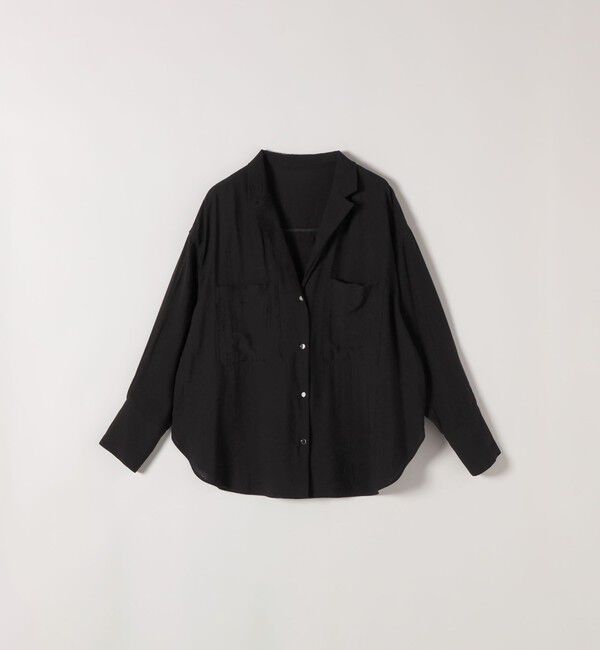 SHIPS any「《予約》SHIPS any:〈手洗い可能〉オープン カラー ポケット シャツ」|シャツ・ブラウス|