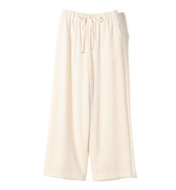 SHIPS for women「〈手洗い可能〉梳毛調ポケット デザイン ストレッチ ドロスト パンツ」|その他|