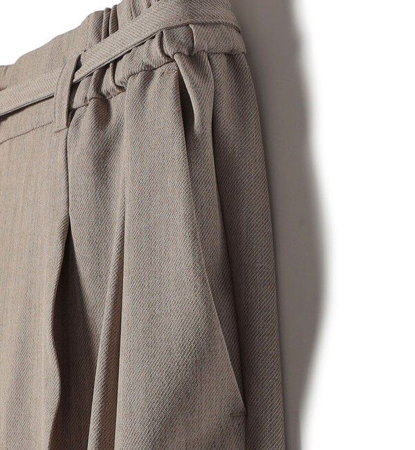 SHIPS Colors 「SHIPS Colors:〈手洗い可能〉ドライ メランジ ベルテッド パンツ（セットアップ対応可能）」|その他|