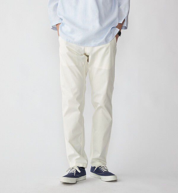 SHIPS「SHIPS: ライト カラー テーパード チノ」|チノ|ホワイト