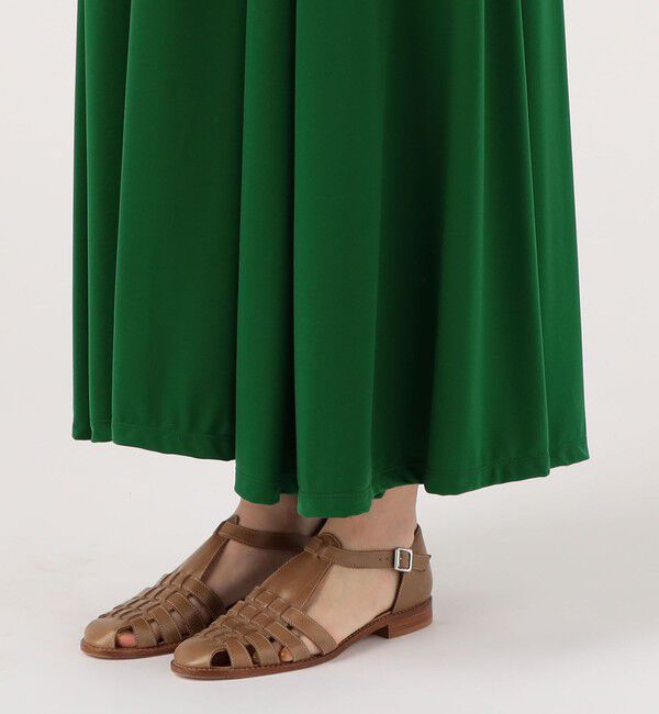 CABaN「キュプラポリエステルスムース Vネックワンピース」|ワンピース|