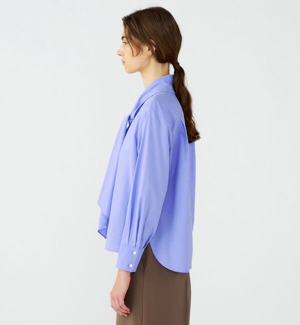 Ballsey「ジュエルコットン ワイドボウタイブラウス」|シャツ・ブラウス|