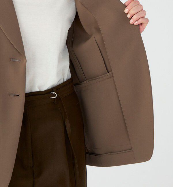 Ballsey「ライトダブルクロス 2Bボクシージャケット」|テーラードジャケット|