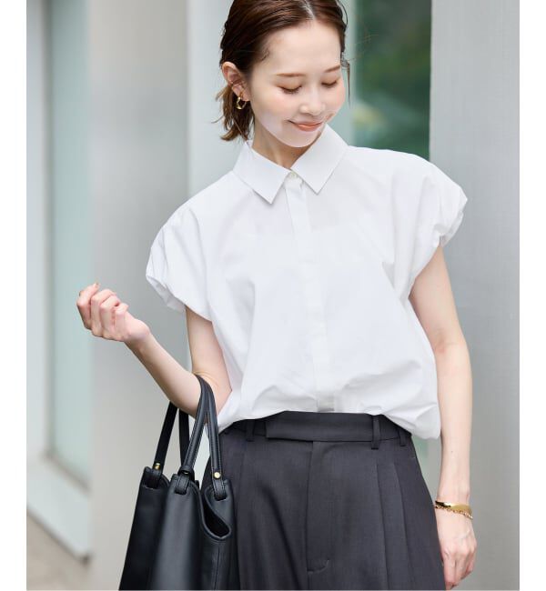 SLOBE IENA「《WEB限定/追加2》バルーンスリーブブラウス」|シャツ・ブラウス|
