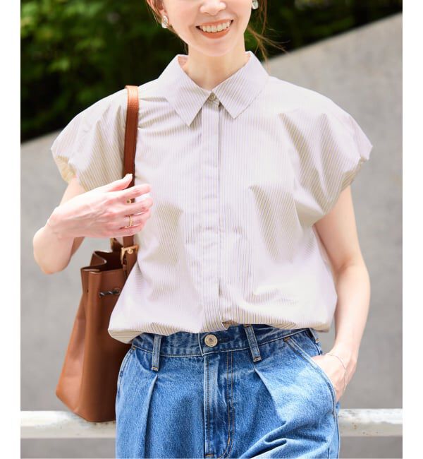 SLOBE IENA「《WEB限定/追加2》バルーンスリーブブラウス」|シャツ・ブラウス|