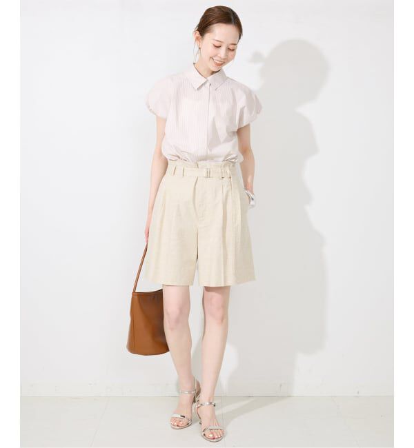 SLOBE IENA「《WEB限定/追加2》バルーンスリーブブラウス」|シャツ・ブラウス|