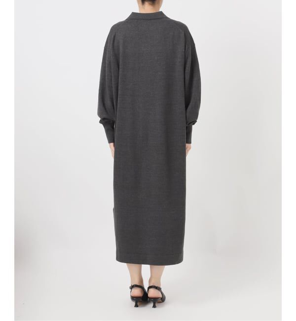 SLOBE IENA「スキッパーニットワンピース」|ワンピース|