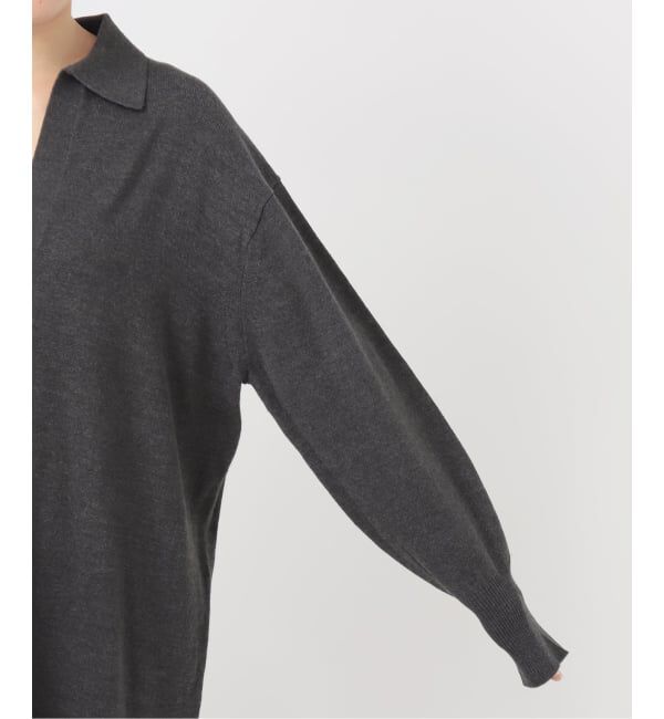 SLOBE IENA「スキッパーニットワンピース」|ワンピース|