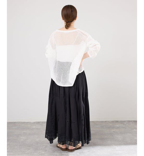 IENA「《追加4予約》コットンレーススカート」|スカート|