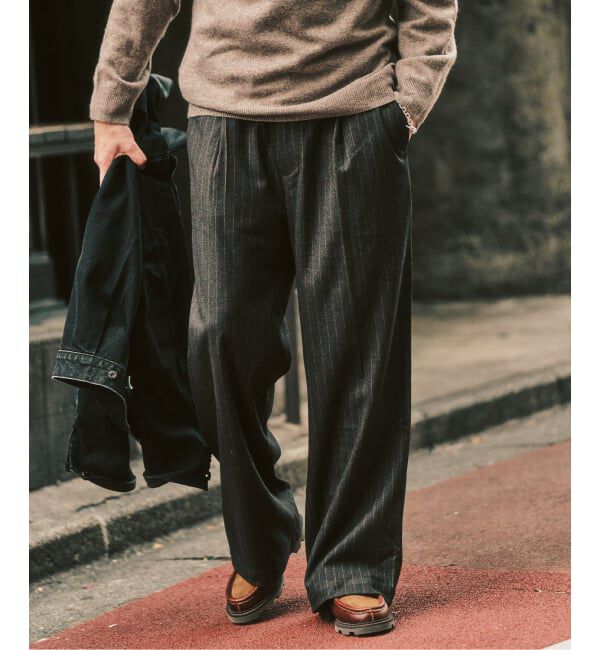 417 EDIFICE「追加【WOOSTEDLIKE】ワイドイージースラックス」|スラックス|